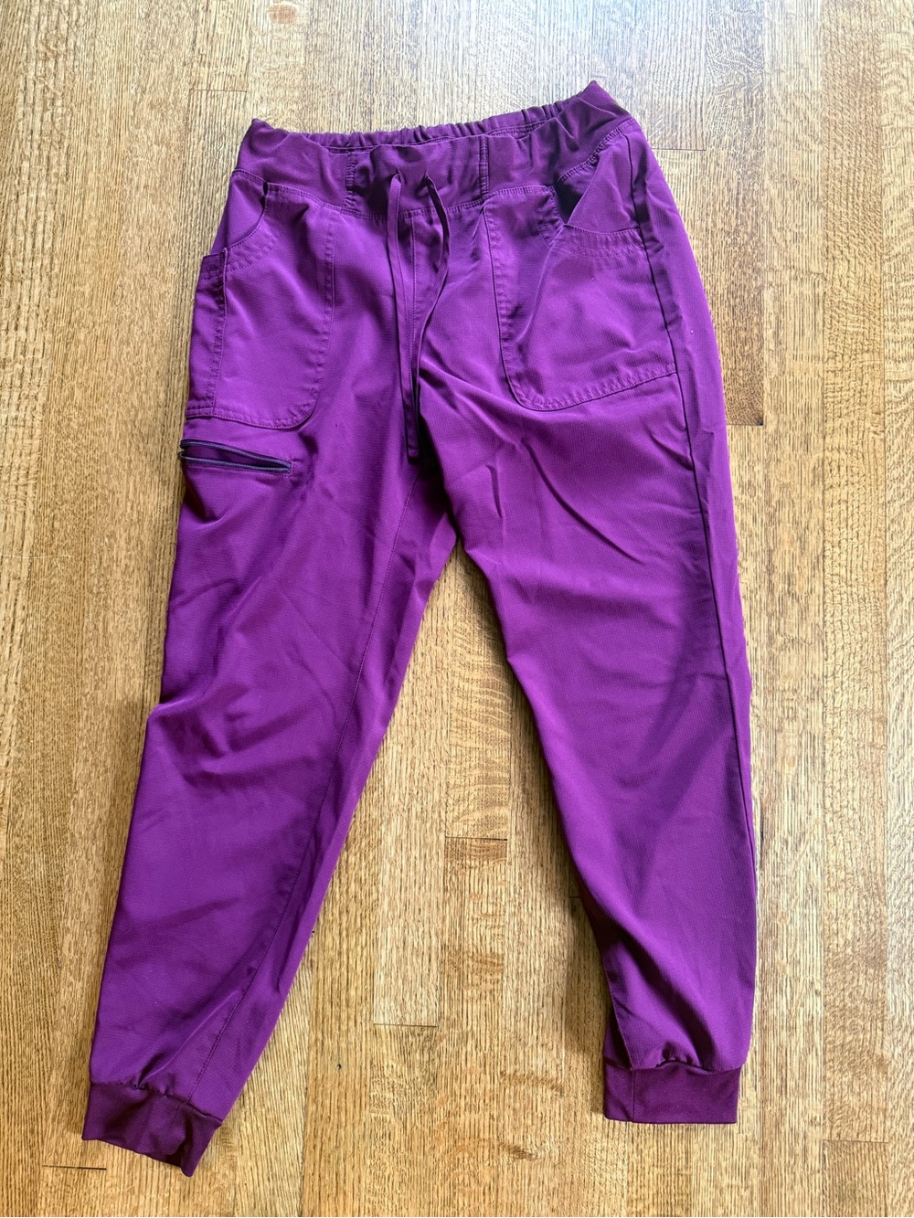 Plum Purple heartsoul Jogger scrubs